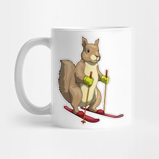 Squirrel Skier Ski Winter sports Mug